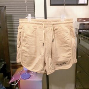 Inaka Power Beige Lounge Shorts Embroidered Logo XL